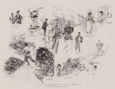 A Tour of No Importance, Life at Murren by Ettore Tito